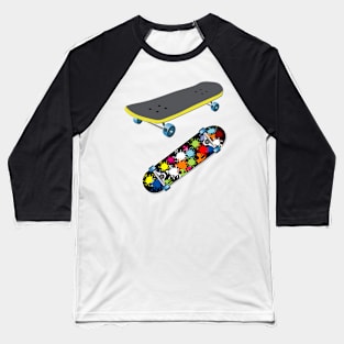 Skateboard-Skateboarding Baseball T-Shirt
